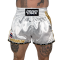 No Problem Muay Thai Shorts – White/Gold